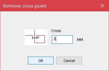 Remove crosses point