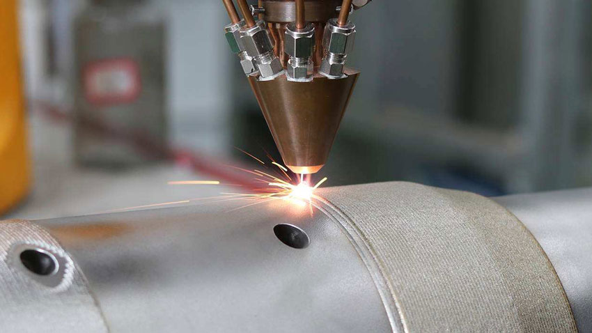 Laser cladding on the surface of aluminum alloy